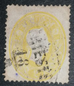Austria 2kr 1860 cancelation Trieste