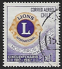 Chile # C275 - Lions International - used - [BRN7]