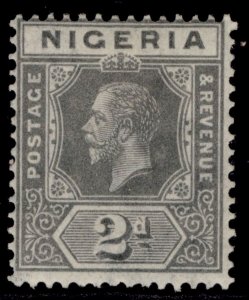 NIGERIA GV SG18, 2d grey, M MINT.