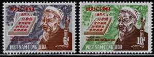 South Vietnam Scott 380-381 MNH** Nguyen-Dinh-Chieu Poet set