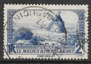 France 307: 2f Windmill at Fontvielle, used, F-VF