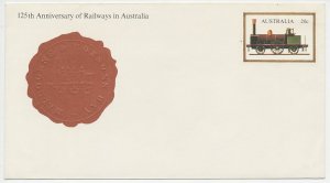 Postal stationery Australia 1979 Train - Railway