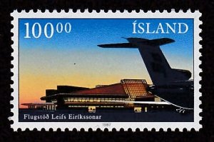 Iceland # 638, Airport Terminal, Mint NH, 1/2 Cat