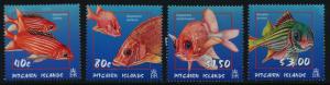 Pitcairn Islands 583-6a MNH Fish, Marine Life