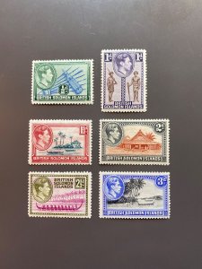 Solomon Islands 67-72 F-VF MH. Scott $ 4.70