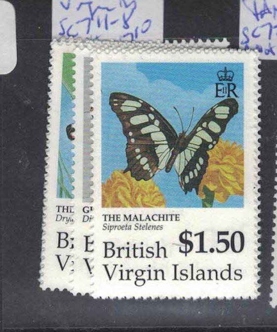 British Virgin Islands Butterfly SC 711-8 MNH (1dpr)