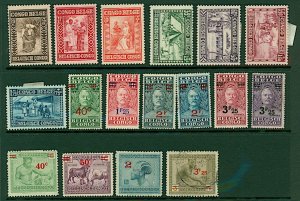 Belgium Congo 1930/1 range of issues to include '30 Protection Fund 10c to Stamp