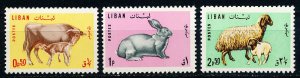 Lebanon #440-442  Set of 3 MH