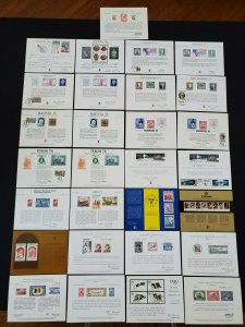 US 1970-1979 USPS Souvenir Cards Some with Cancels Mixed Lot of 29