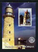BENIN - 2003 - Lighthouses of America #1  - Perf Min Sheet - MNH - Private Issue