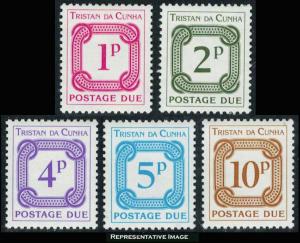 Tristan da Cunha Scott J6-J10 Mint never hinged.