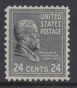 828 Benjamin Harrison MNH