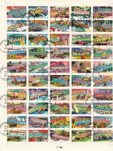 Scott# 3696-3745 First Day Cover Sheet