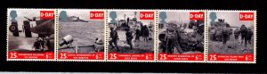 KAPPYSTAMPS GB-46 1994 D-DAY ISSUES FULL SET MNH