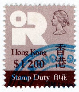 (I.B) Hong Kong Revenue : Stamp Duty $1200