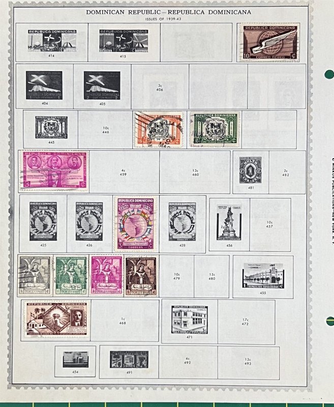 Dominican Rep. Stamp Collection approx. 85 Stamps Mint & Used ZAYIX 0825BB3704