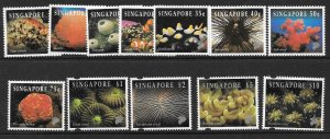 SINGAPORE SG742/53 1994 REEF LIFE MNH