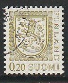 1977 Finland - Sc 556 - used VF - 1 single - Lion of Finland
