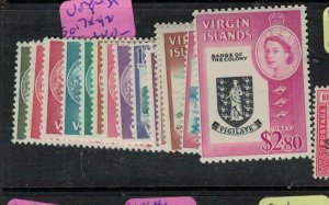 British Virgin Islands SG 178-92 MOG (8etc) 