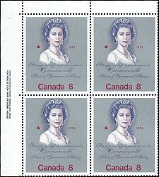 CANADA   #620 MNH UPPER LEFT PLATE BLOCK  (1-2)