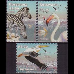 BOTSWANA 2002 - Scott# 763-5 Wetland Fauna 2.5-3.3p NH