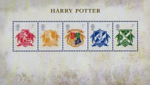 GB, (MS48) 2007 SGMS2757 Mini Sheet, HARRY POTTER, Mint (NH)