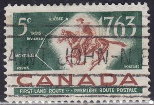 Canada 413 French-Canadian Pony Express 5¢ 1963