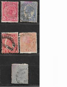 COLLECTION LOT OF 11 QUEENSLAND STAMPS CLEARANCE 2 SCAN