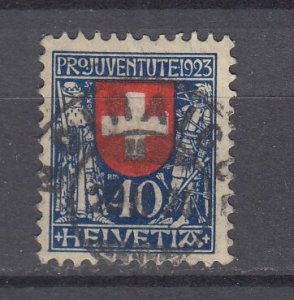 J48795 J LStamps 1923 switzerland used #b28