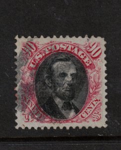 USA #122 Extra Fine Used With Barely Noticeable Trivial Tiny Thin