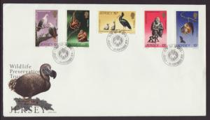 Jersey 217-221 Animals U/A FDC