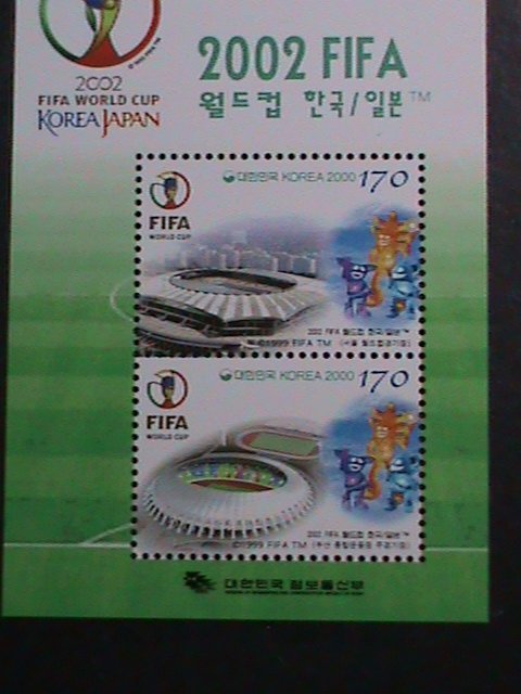 ​KOREA 2002-FIFA-WORLD CUP SOCCER CHAMPIONSHIPS -STADIUMS: MNH S/S VERY FINE