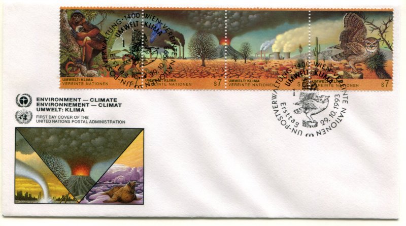 159a UN - Vienna Environment-Climate FDC