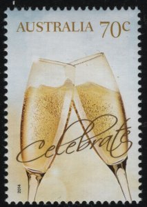 Australia 2014 MNH Sc 4080 70c Champagne flutes