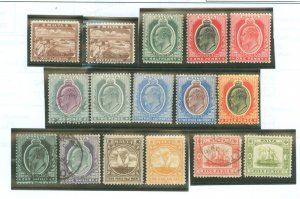 Malta #28-36/38-40/42-45 Unused Single