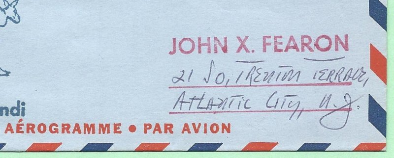 4/1/1967 Honolulu Hawaii BOAC First Fight cover to Nandi Fiji JFK flown J Fearon