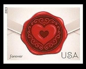 US 4741a Sealed with Love imperf NDC single MNH 2013