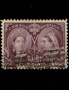 Canada #62 VF-used. SCV - $600.00