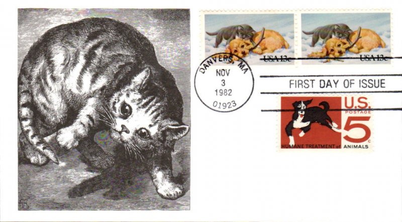 #2025 Puppy and Kitten Combo KMC FDC