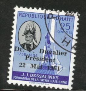 HAITI Scott 482 used cto 1961 stamp