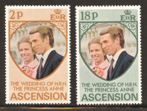 Ascension Scott 177-78 Unused HOG - 1973 Princess Anne's Wedding Issue