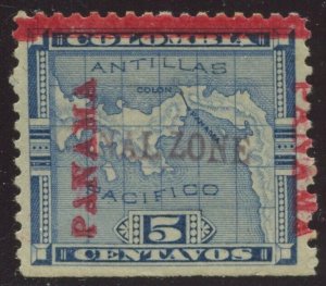 Canal Zone 2 Overprint Mint Stamp BX4721