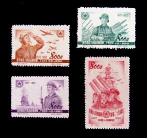 PEOPLE'S REPUBLIC OF CHINA - SCOTT# 159-162 - MNH - CAT VAL $10.00