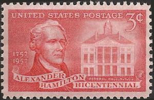# 1086 MINT NEVER HINGED ALEXANDER HAMILTON