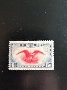 US C23 c Ultramarine & Carmine Signed.  Never Hinged.