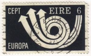 Ireland #330 used - 6p Europa