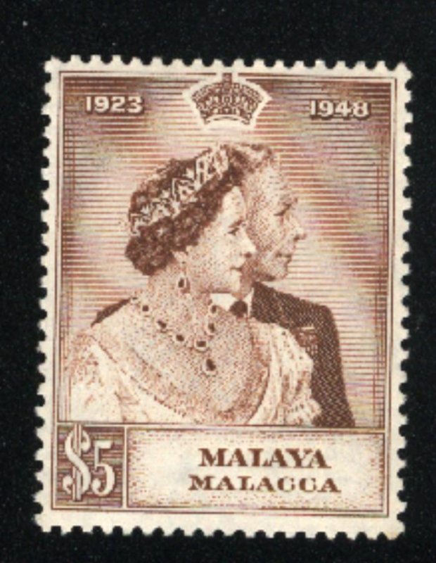 Malaya-Malacca  #2   Mint  VF 1964 PD