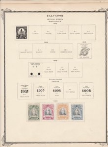 salvador stamps page ref 17187