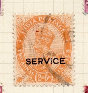 India 1920s Early Issue Fine Used 2a.6p. Service Optd 272924