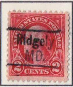 U.S. Precancel - Maryland, Ridgely